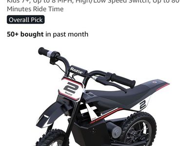 Razor MX125 Kids Electric Dirt Bike