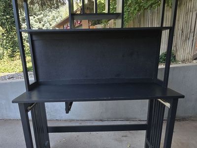 Desk with Hutch - Black