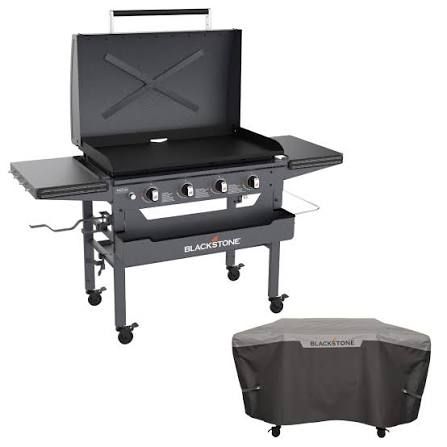 Blackstone 36” Omnivore Griddle with Hinged Hood and Soft Cover 1934226 #105908
