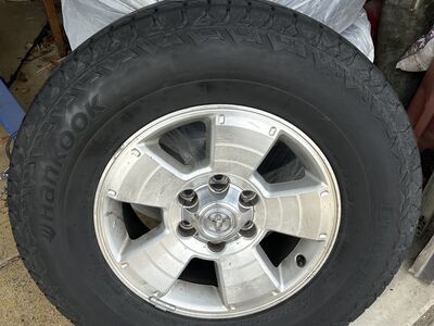 255x75r17 Toyota 4 runner or Tacoma wheels and tires