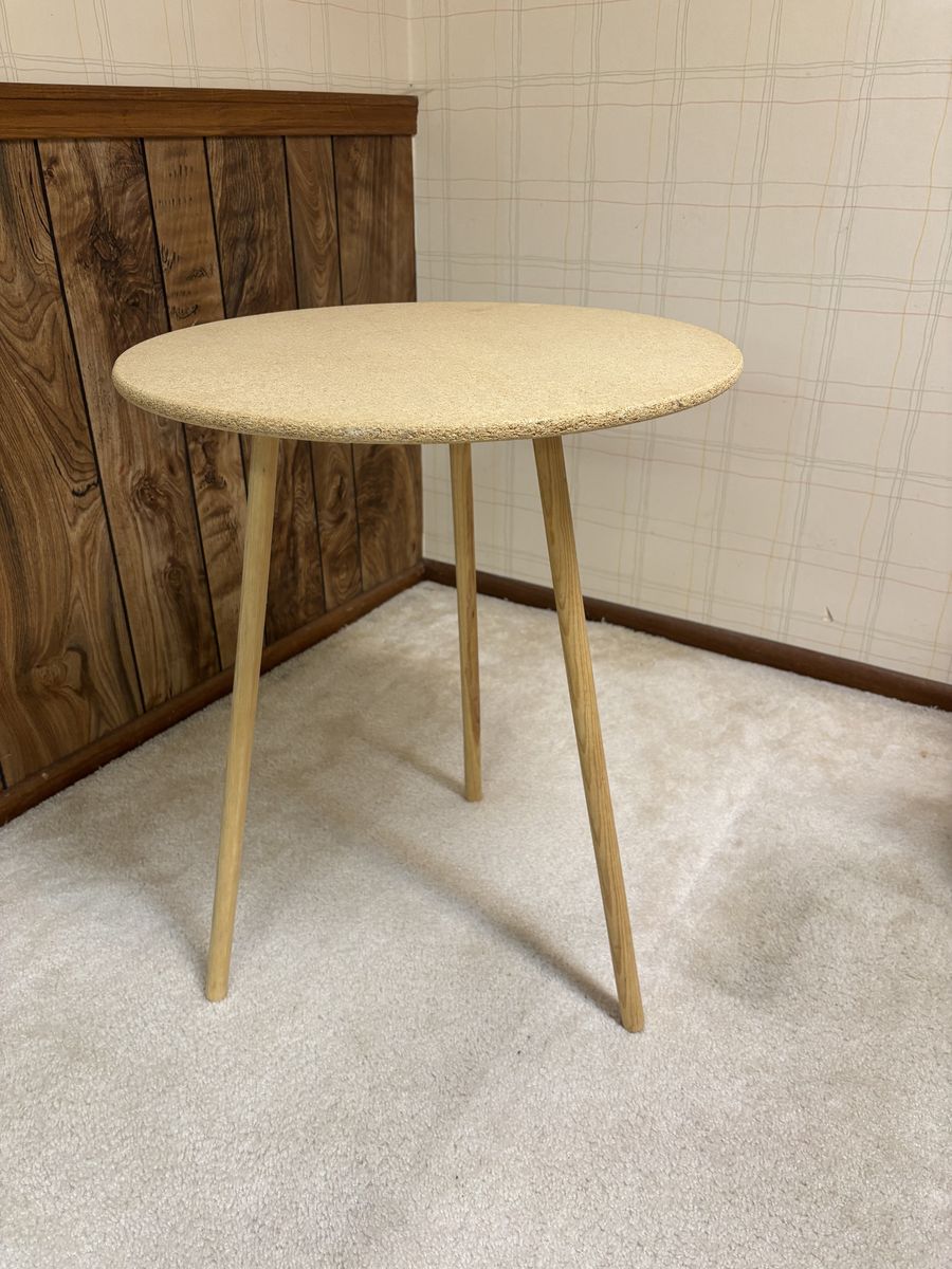 Two Decorative End Tables W Glass Tops