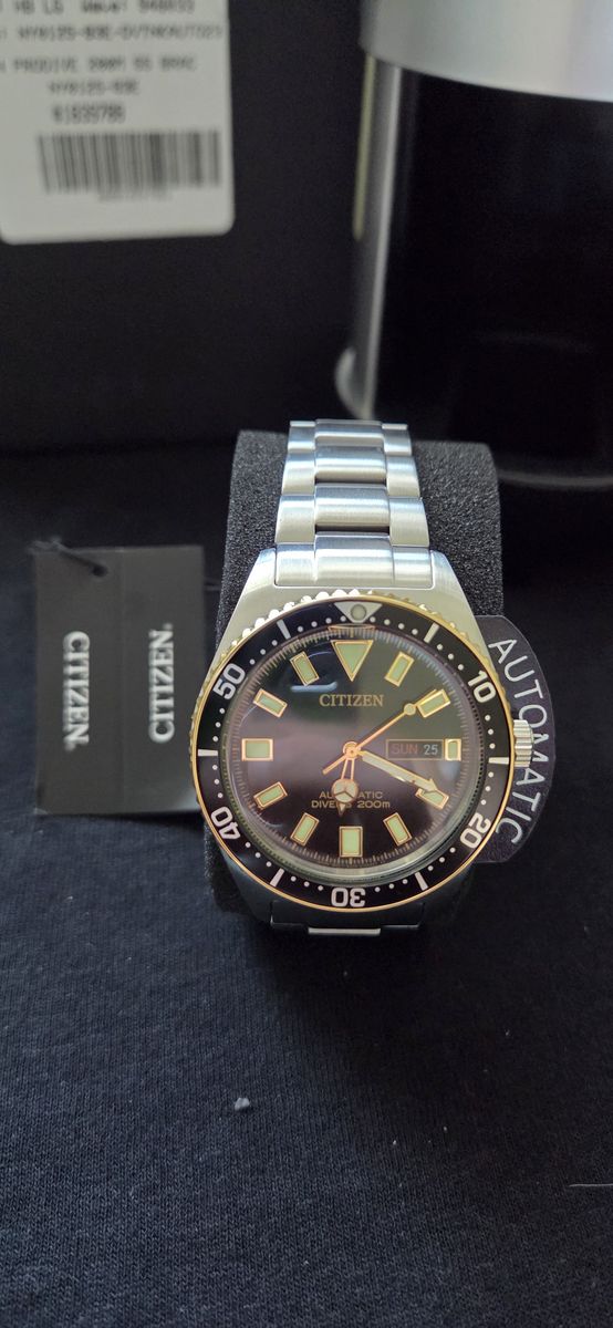 Citizen Promaster NY0125-83E Automatic Diver - NEW - Tank Case - Black