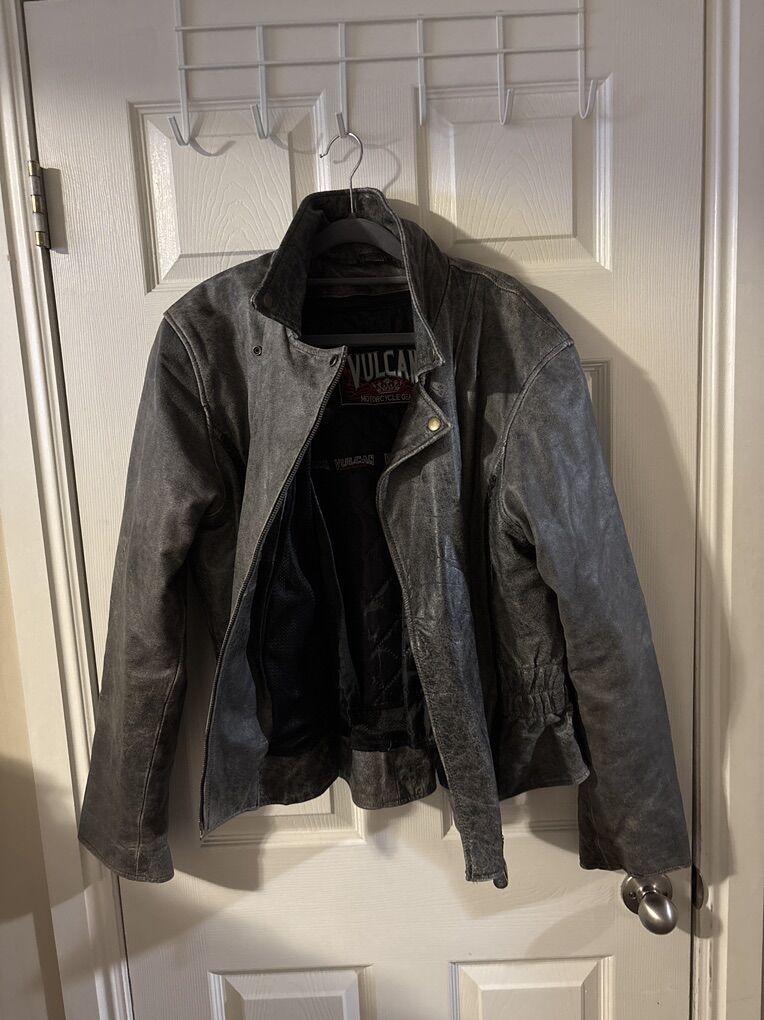 Leather Motorcycle Coat