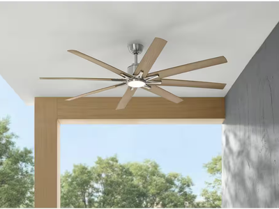 NEW Kensgrove II 72 inch Smart Indoor/Outdoor Brushed Nickel Ceiling Fan