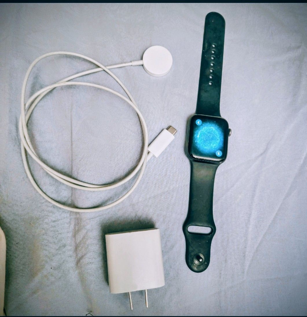 AppleWatch Series;4 &Nbsp, gps, 44mm Space Gray Aluminum Case with Black Sport Band