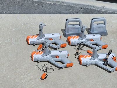 four gun recoil laser tag set