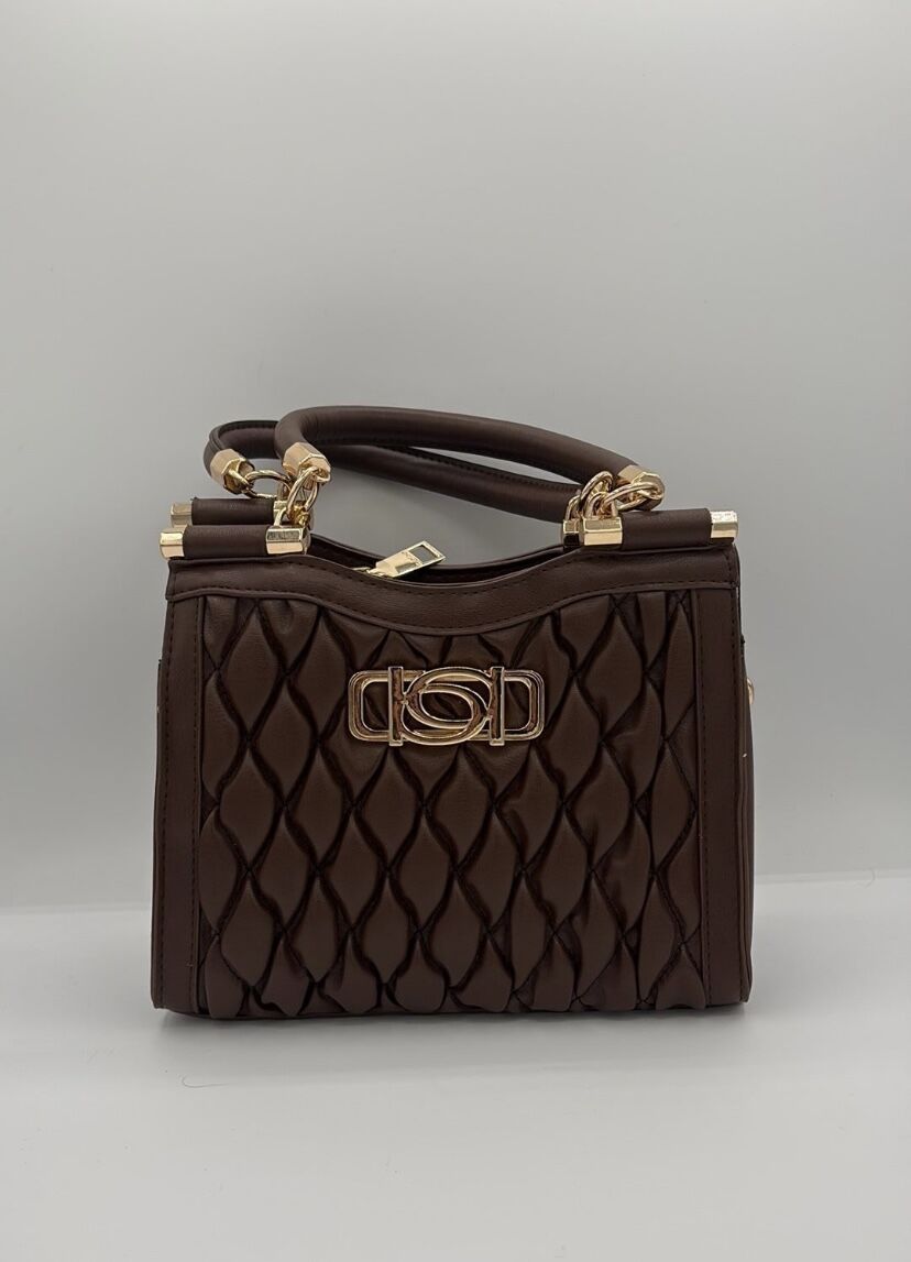 NWT BEBE Brown Vegan Leather Crossbody Bag