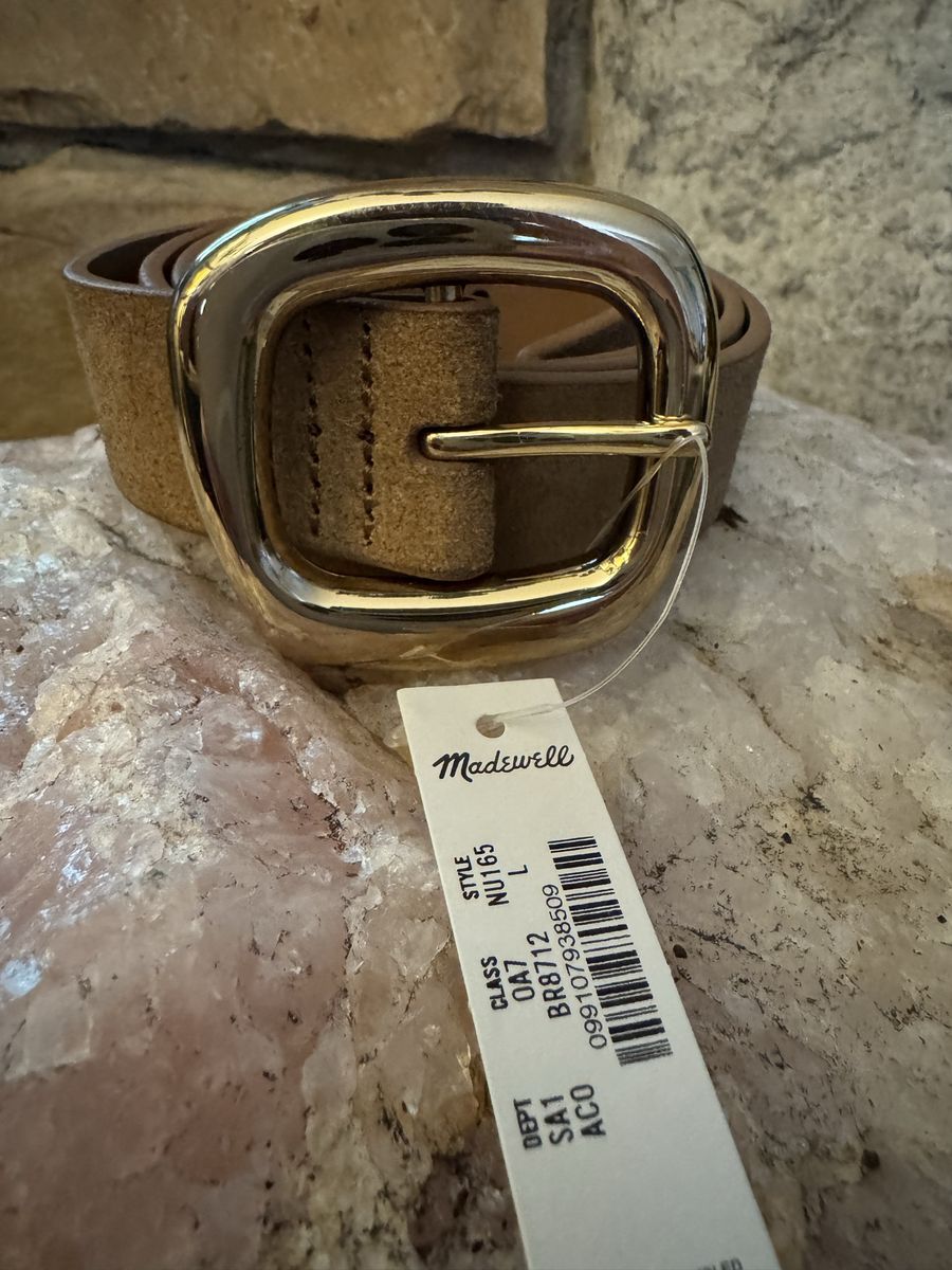 NWT Madewell Suede Belt- women’s L