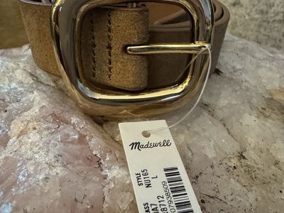 NWT Madewell Suede Belt- women’s L