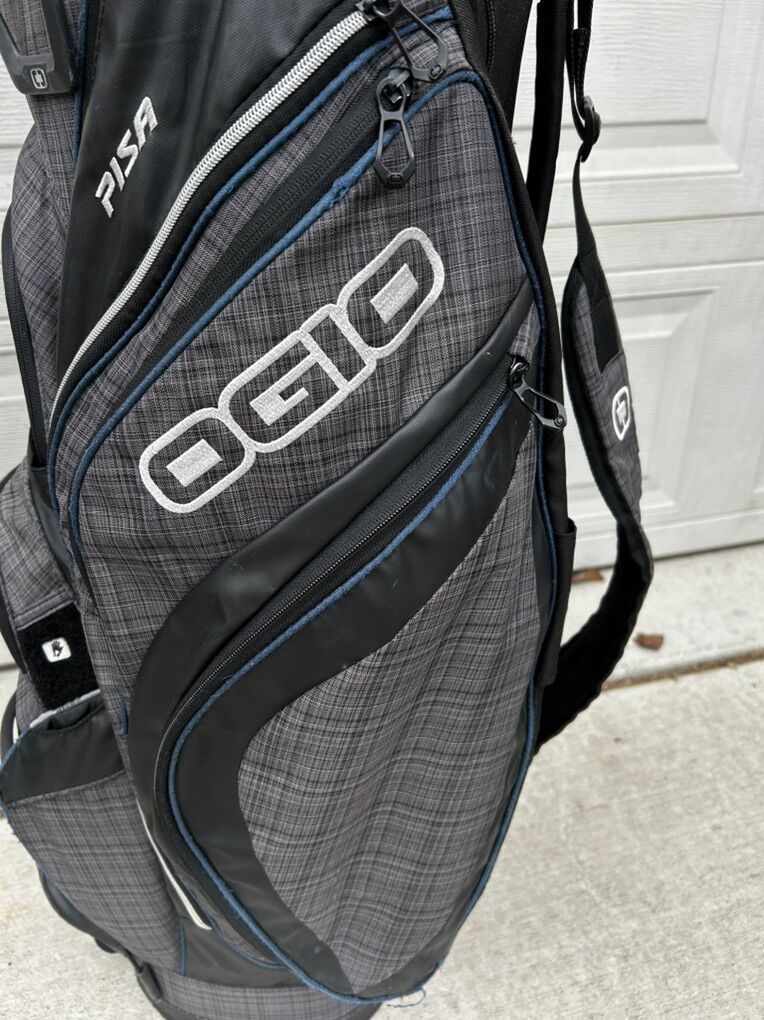 OGIO Cart Golf Bag – Unique Plaid Design