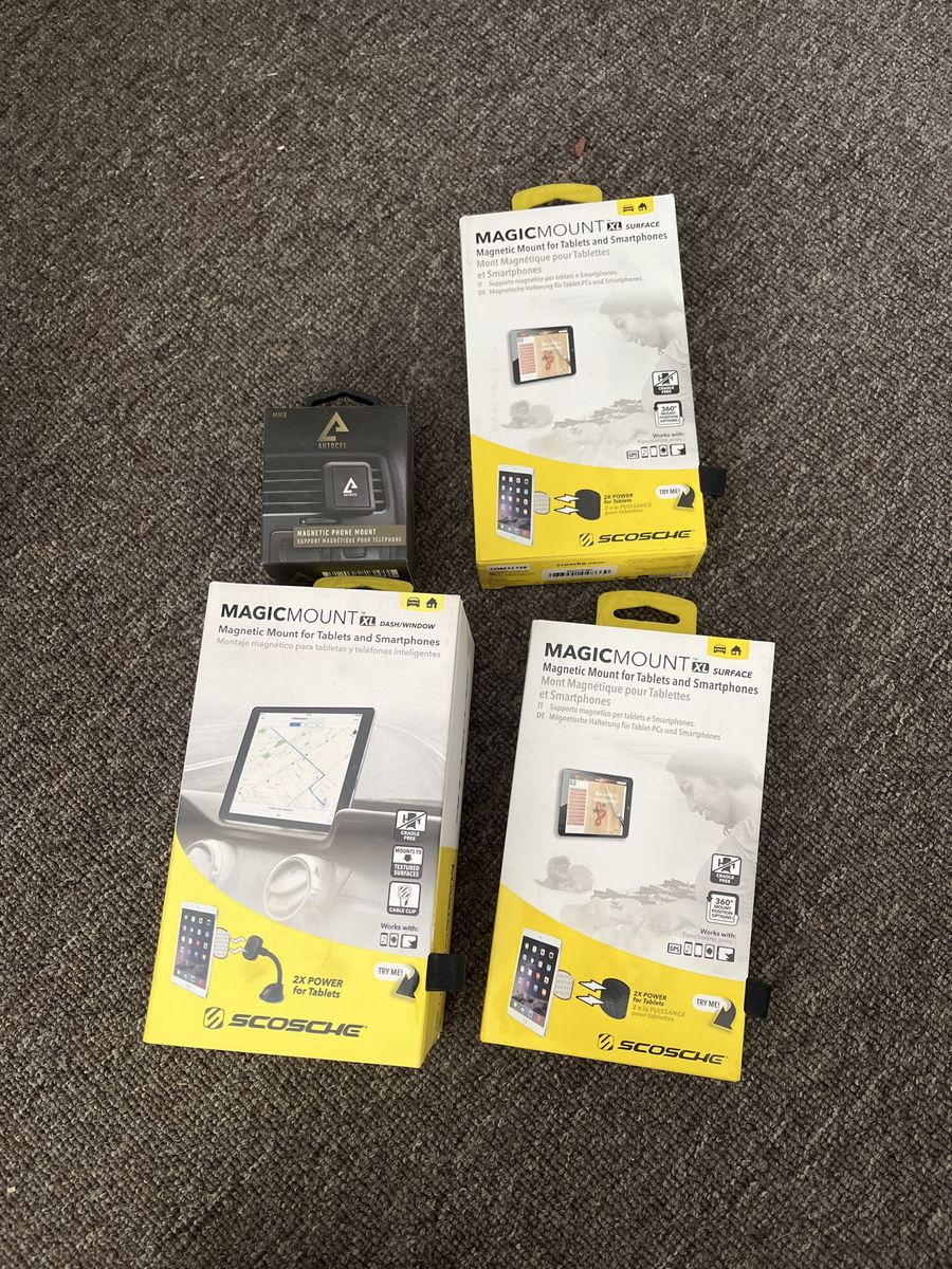 New magnetic phone/tablet mounts