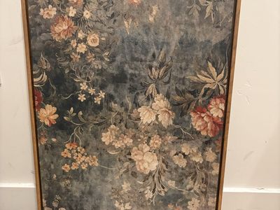 Framed flower canvas