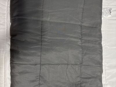 Weighted Blanket, Dark Gray, 15 lbs, Evenly Distributed Weight