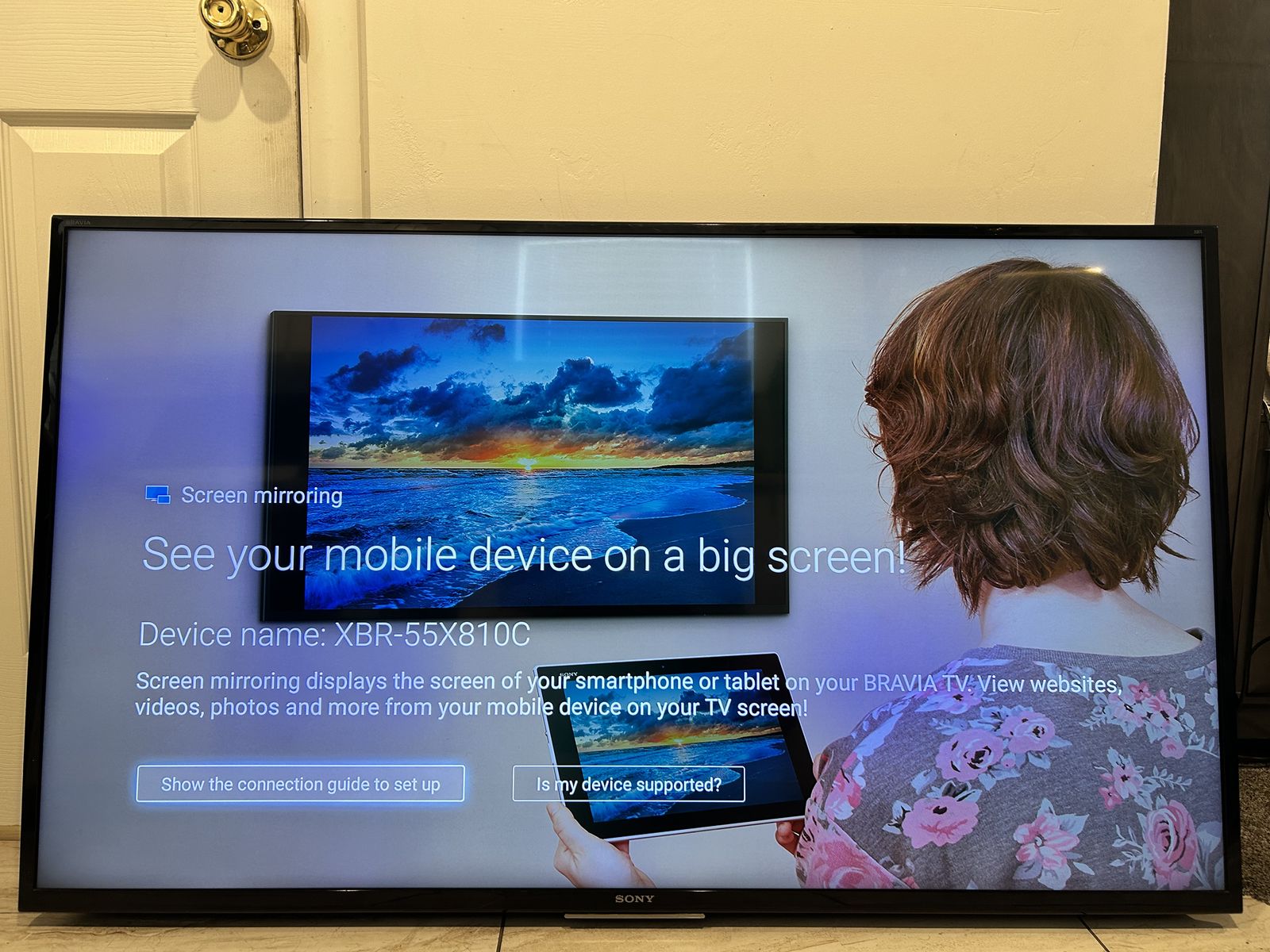 Sony 55” 4K Smart TV
