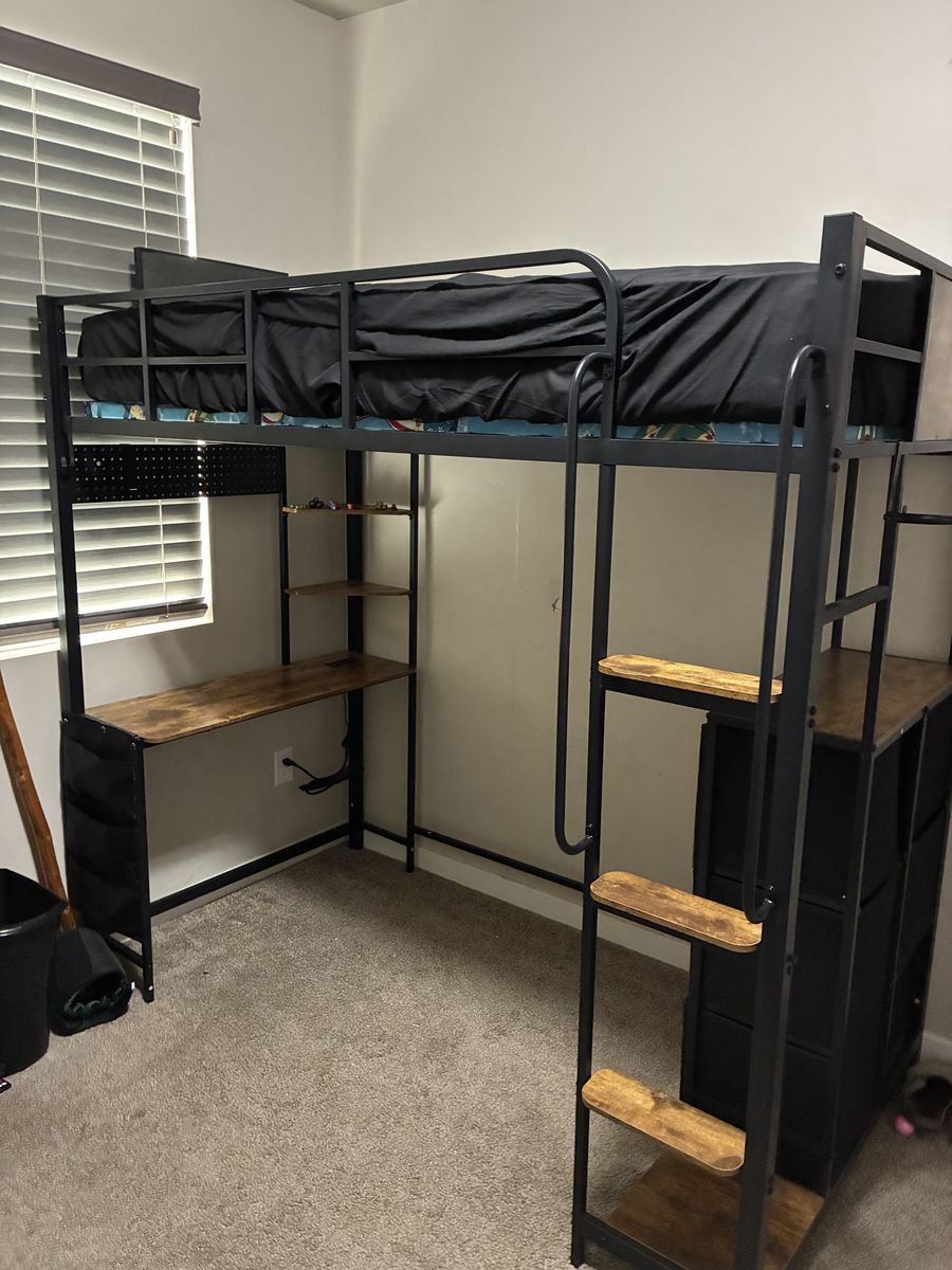 Twin Loft bed for sale