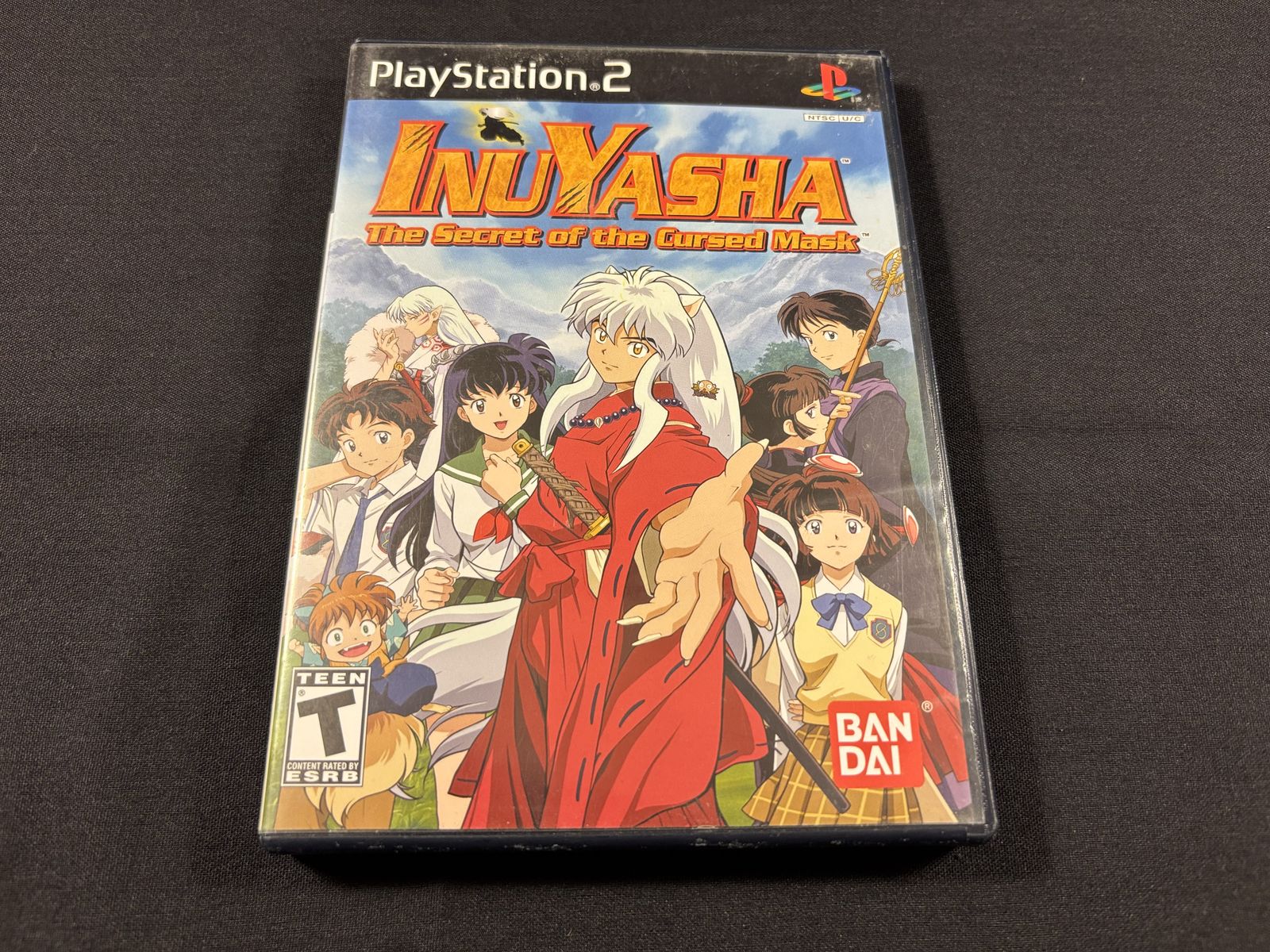 InuYasha The Secret of the Cursed Mask w Manual Sony PS2 Playstation 2