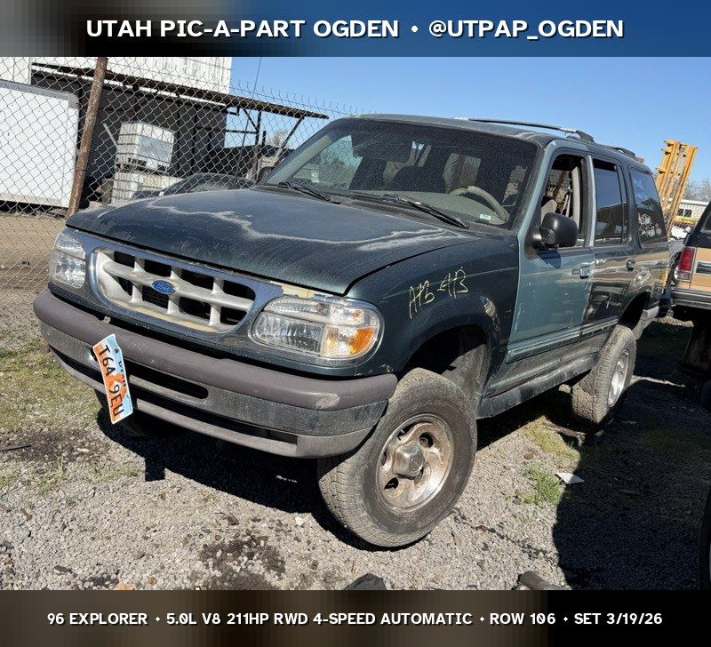 1996 Ford Explorer Parts - UTPAP Ogden