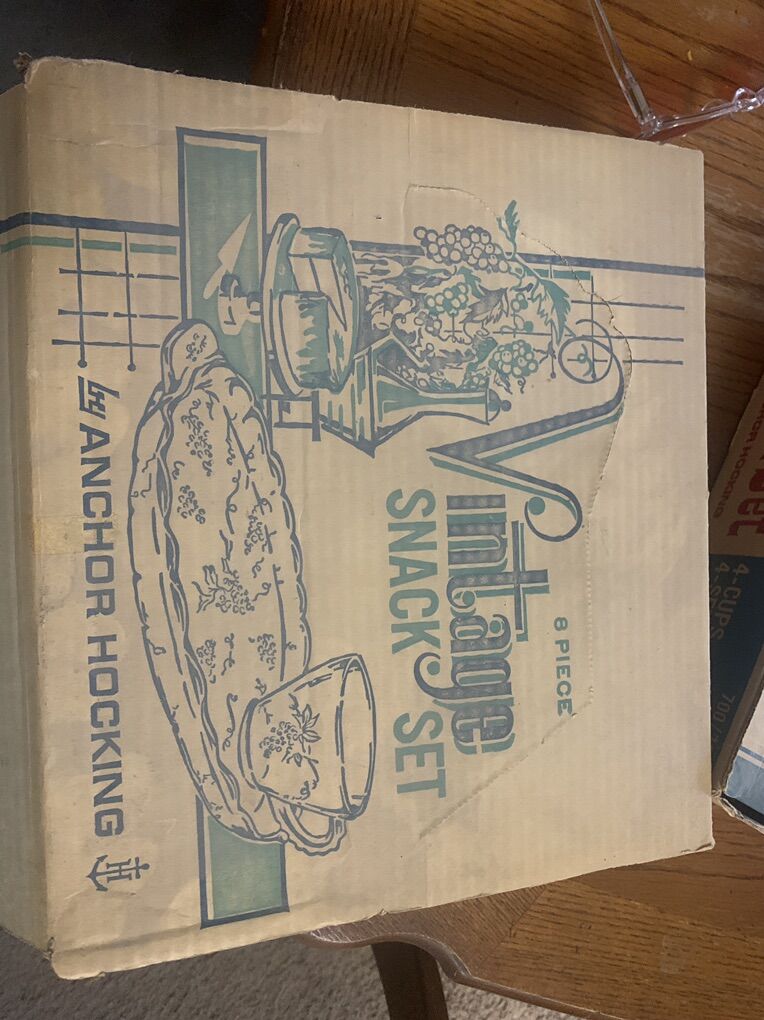 1950s Vintage Snack Set. 3 boxes.