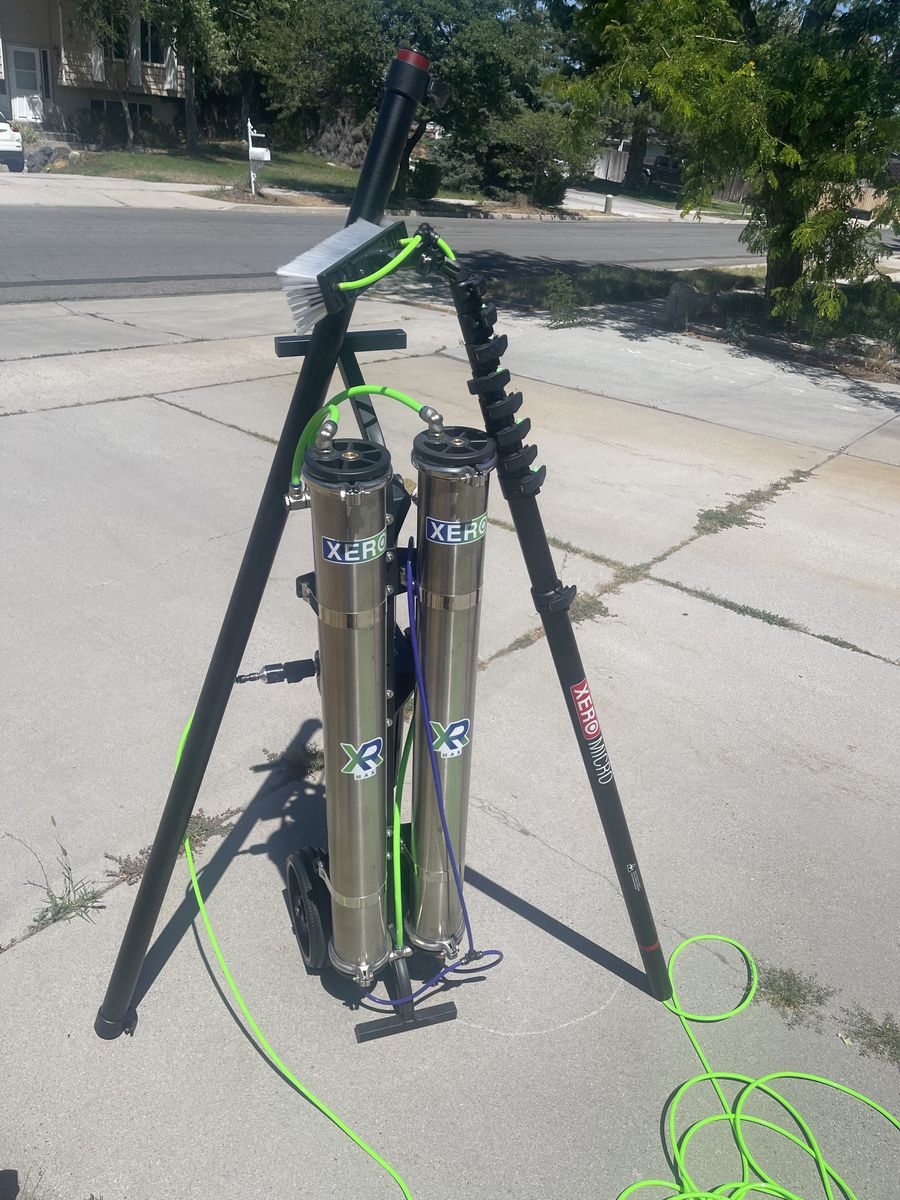Xero pure max window washing system