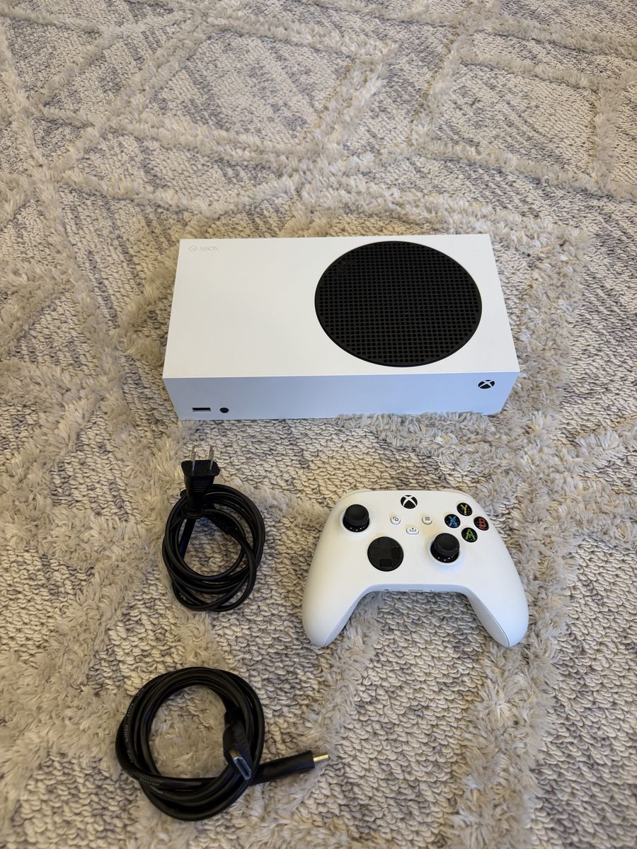 Microsoft Xbox Series S 512GB All-Digital Console with Wireless Controller & Cables - White