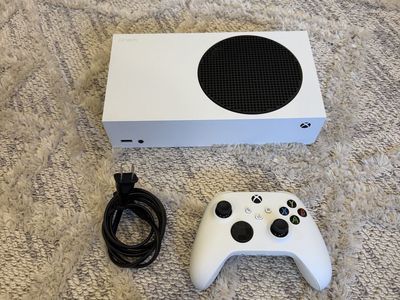 Microsoft Xbox Series S 512GB All-Digital Console with Wireless Controller & Cables - White