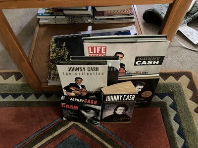 Johnny Cash Collection: "LIFE Unseen" Illustrated Bio, "Cash" Autobiography, "The Collection" CDs, Live Cassettes and