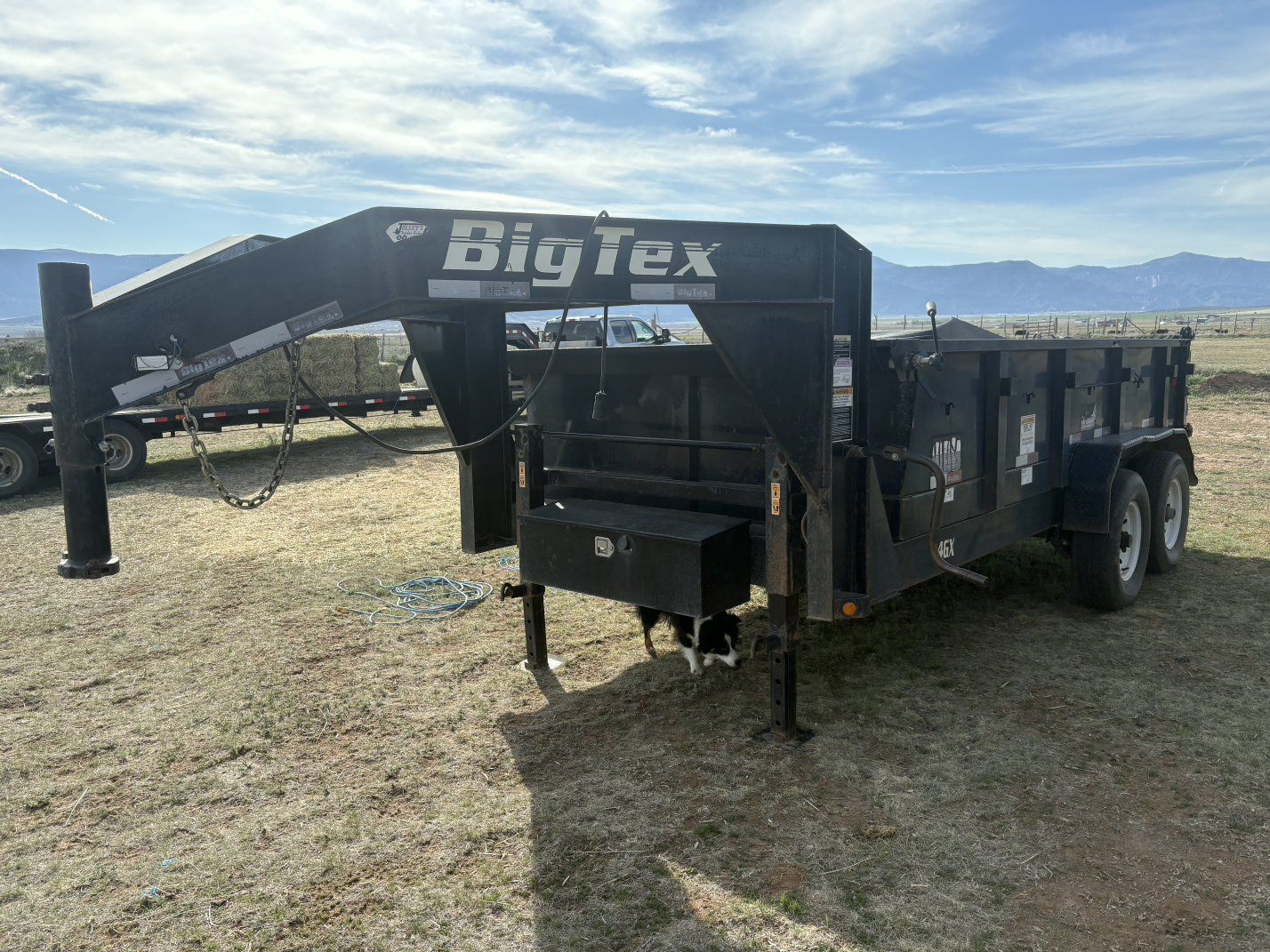 Big Tex Dump Trailer Gooseneck