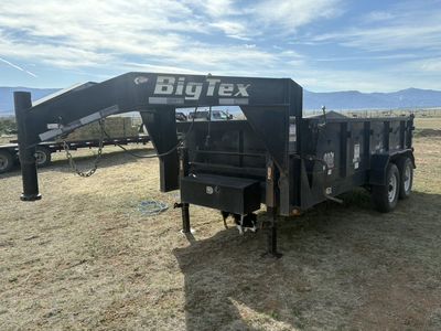 Big Tex Dump Trailer Gooseneck