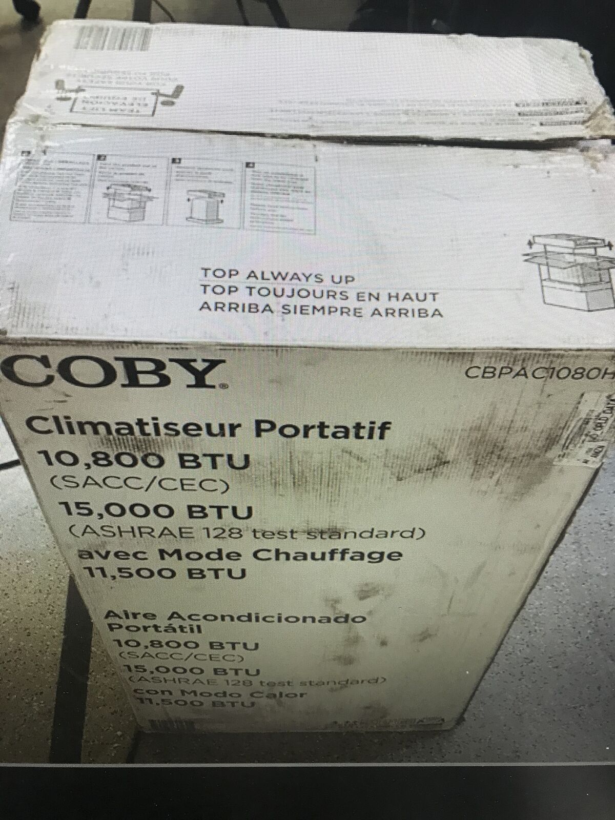 New 10,800 btu air conditioner three in one air conditioner