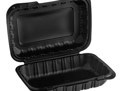 Case of 150 9x6 Hinged Take-Out Containers - New in Box