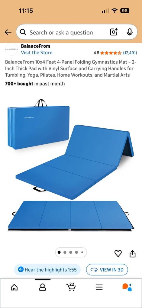 Gymnastics Mat