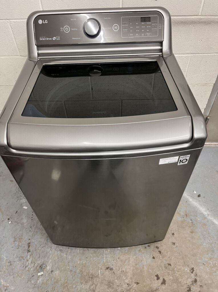 Lg Super Capacity Stainless Washing MachinE