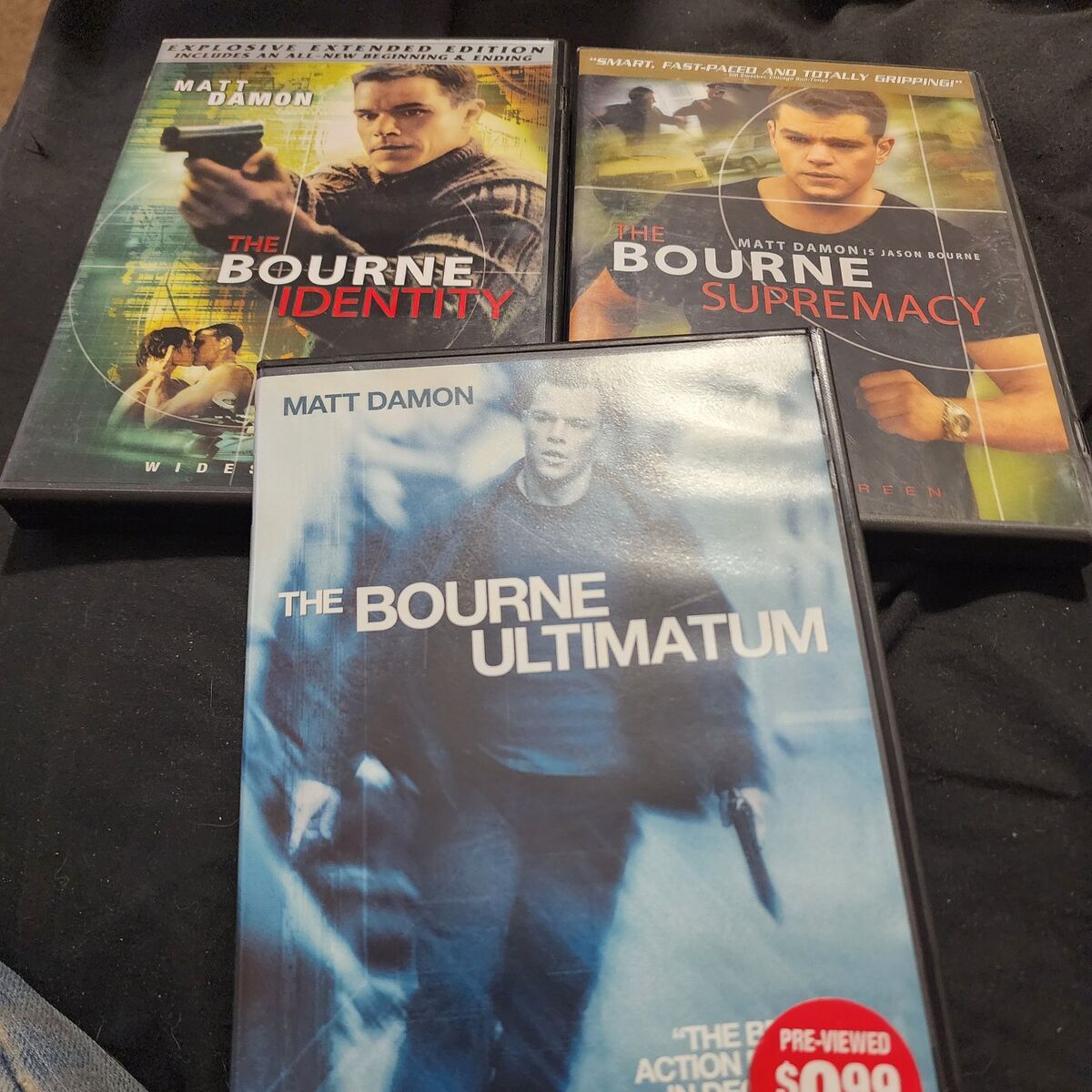 Jason Bourne DVD trilogy