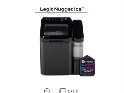 GE Profile Opal 1.0 Nugget Ice Maker w/ Side Tank, Black Stainless Steel P4INSASBVTS