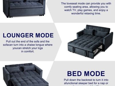 Black Sofa Bed