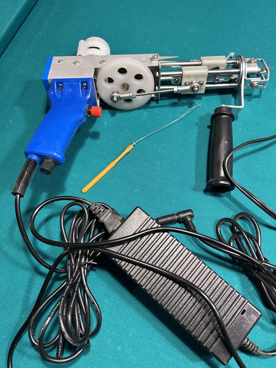 Rug Making Gun/Frame And Supplies