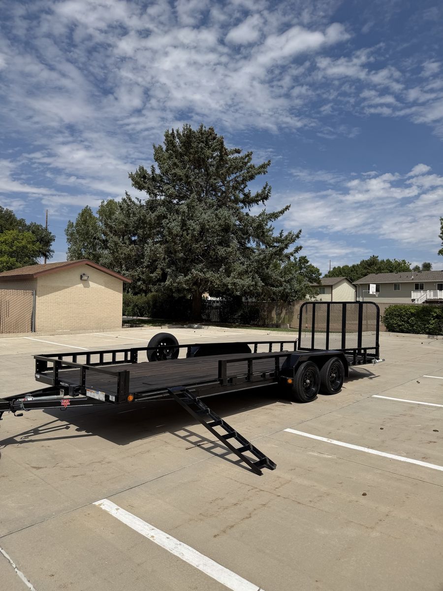 2022 7x22 PJ dual axle trailer 