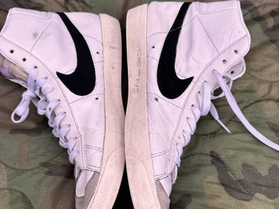 Nike Blazer Mid Sneakers White/Black - Size Not Marked