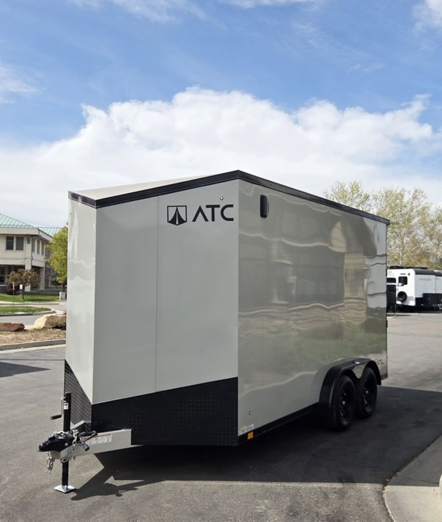 7x14 / 7.5x14 Sto 450 enclosed cargo all aluminum, finished interior ATC Trailers 2026