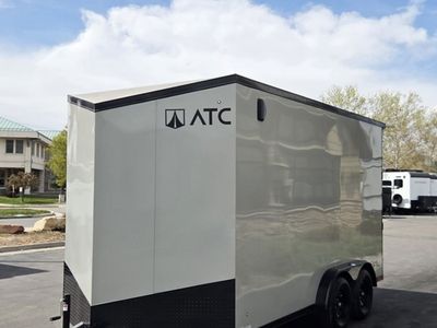 7x14 / 7.5x14 Sto 450 enclosed cargo all aluminum, finished interior ATC Trailers 2026