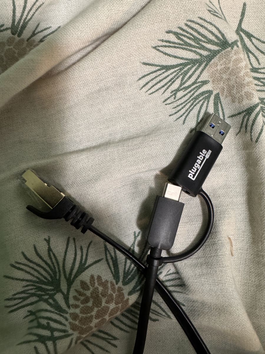 Ethernet to usb c cable adapter