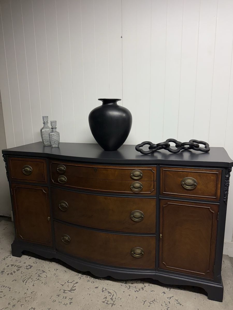 Black vintage buffet