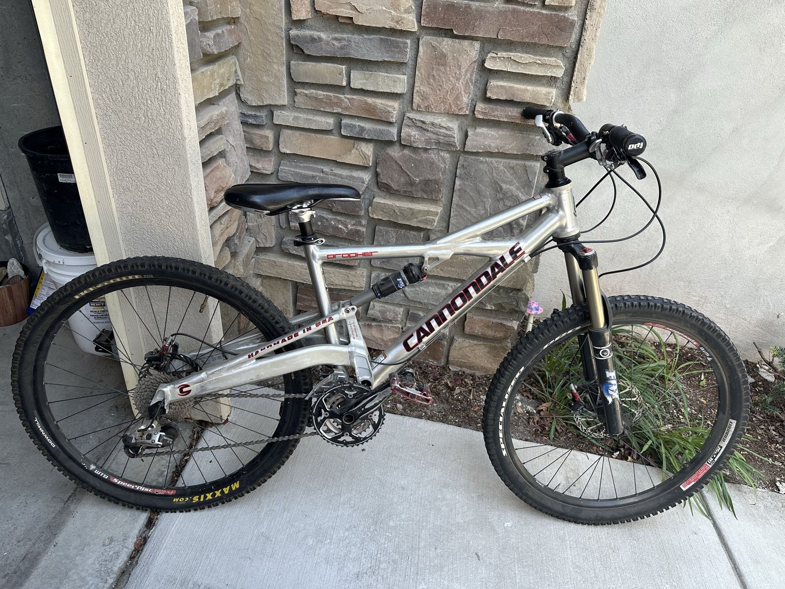 2007 Cannondale Prophet Mountain Bike, Full Suspension, Aluminum Frame, SRAM Gear, Fox Float Shock