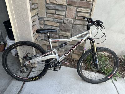 2007 Cannondale Prophet Mountain Bike, Full Suspension, Aluminum Frame, SRAM Gear, Fox Float Shock