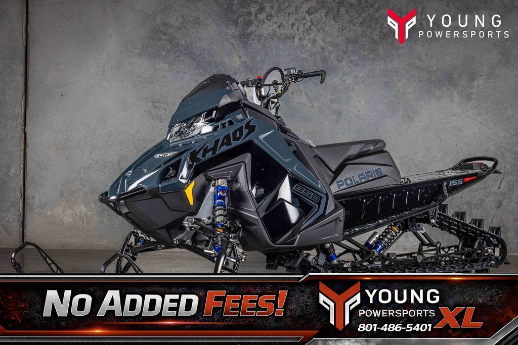 2026 Polaris® 850 RMK Khaos 155 Gloss Black / Blue Dusk