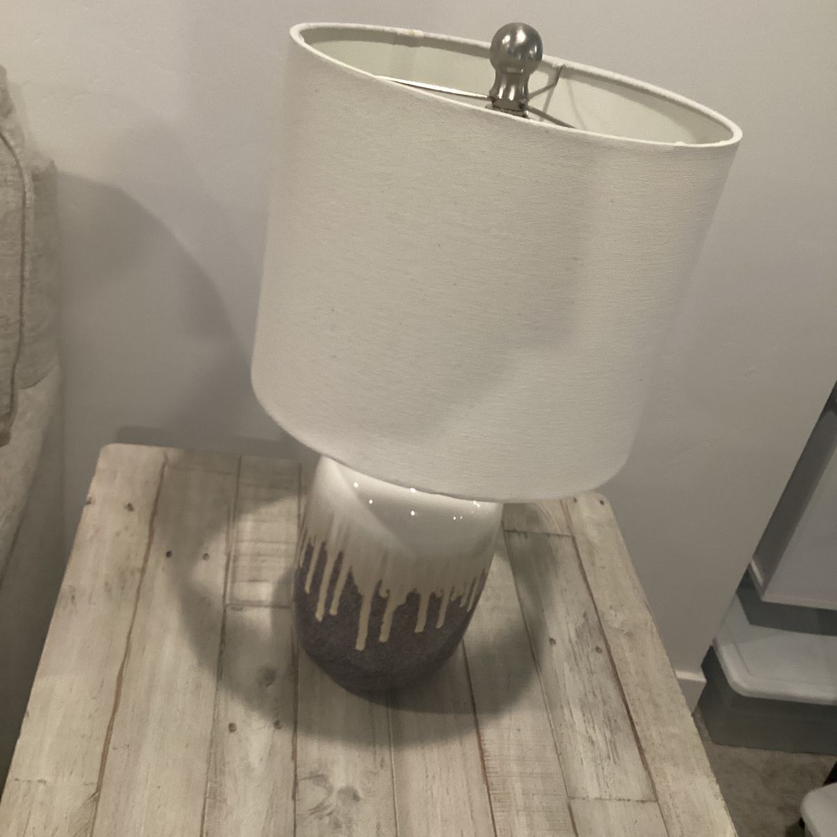 Blue and Cream Table Lamp