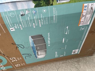 Intex 15ft x 36in Prism Frame Above Ground Swimming Pool Set