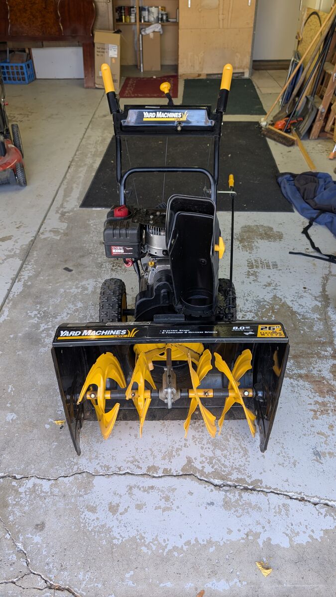 Yard Machine Snow Blower 26"