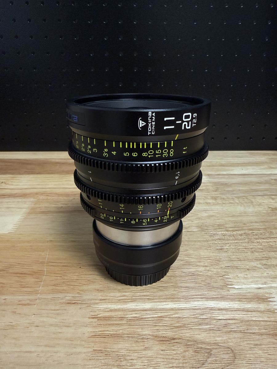 Tokina Cinema 11-20mm T2.9 Wide-Angle Cine Zoom Lens (EF) + EF-RF Adapter