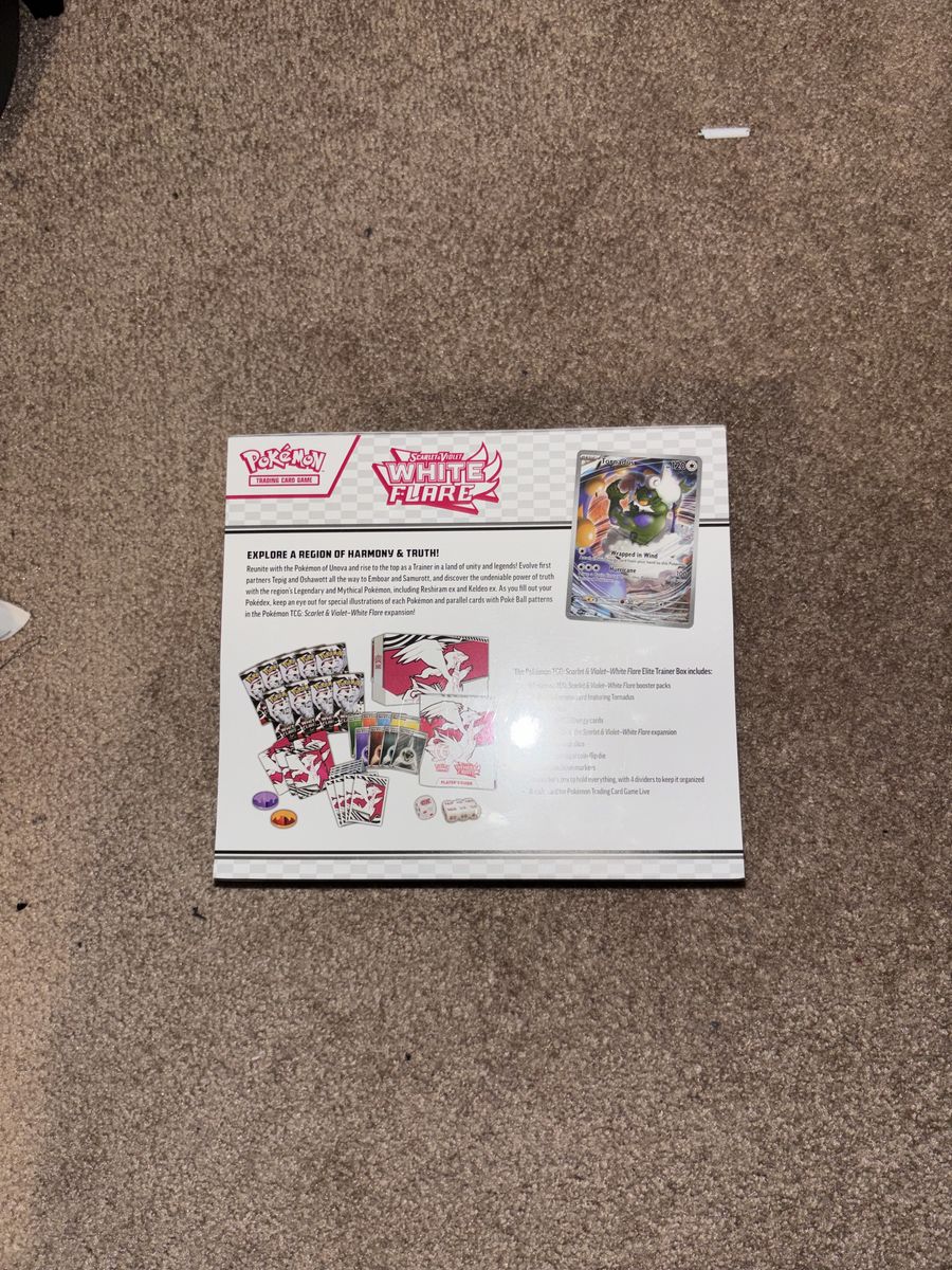 White Flare Elite Trainer Box